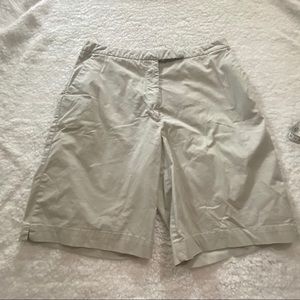 Eddie Bauer khakis shorts casual size 14 preowned High Waisted